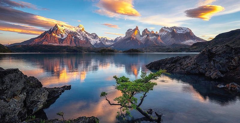 Andes mountains in South America
