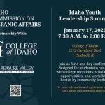 Idaho Youth Leadership Summit save the date details