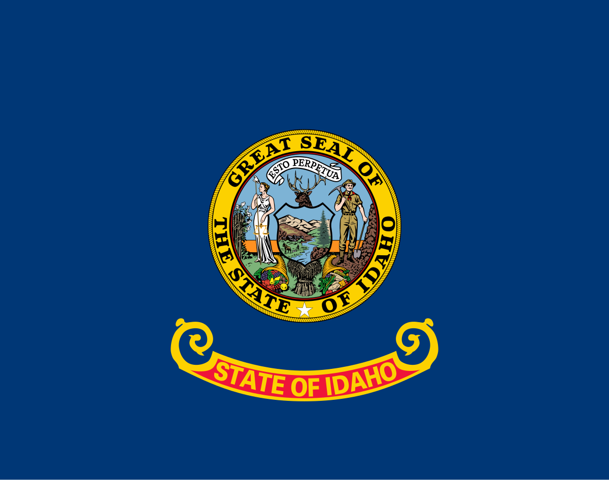 Idaho Seal Flag