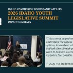 Superintendent Critchfield and students