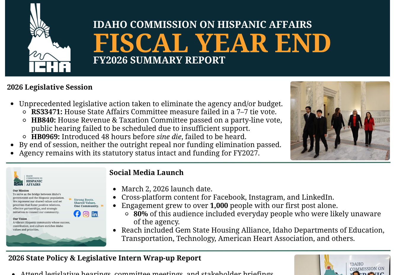 2026 FY End report